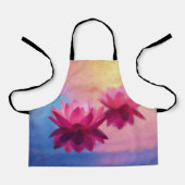 Kleurrijke Abstracte Lotus Flowers Schort (Voorkant)