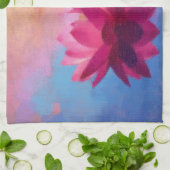 Kleurrijke Abstracte Lotus Flowers Theedoek (Gevouwen)