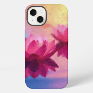 Kleurrijke Abstracte Lotusbloemen iPhone 13 Hoesje
