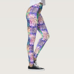Kleurrijke Abstracte Luau Tropical Palm Trees Leggings<br><div class="desc">Fun-leggings met een door Hawaiian Luau geïnspireerd palmpatroon. Perfect voor een strandvakantie of bruiloft Hawaiian Luau, yoga op het strand of alledaags plezier draag.</div>