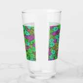 Kleurrijke Abstracte madeliefjes #27 Glas (Rechts)