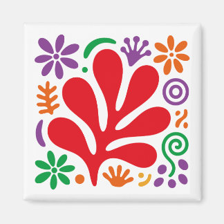 Kleurrijke Abstracte Magneet Bloemrijke Matisse St