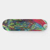 Kleurrijke Abstracte Man Olie Schilderkunst Kunst Skateboard (Horizontaal)