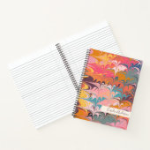 Kleurrijke Abstracte marmer Swirls Persoonlijk Notitieboek (Binnen)
