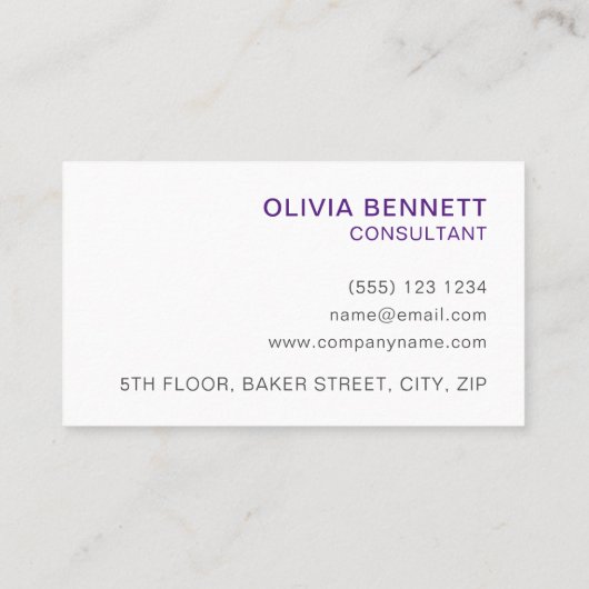 Kleurrijke Abstracte marmerkunst Visitekaartje (Achterkant)