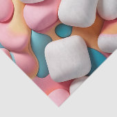 Kleurrijke Abstracte marshmallows Tissuepapier (Detail)