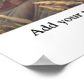 Kleurrijke abstracte, minimale bewerkbare jouw tek poster (Hoek)