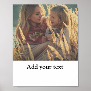 Kleurrijke abstracte, minimale bewerkbare jouw tek poster