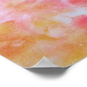 Kleurrijke abstracte, minimale bewerkbare jouw tek poster (Hoek)