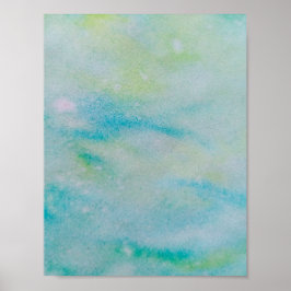 Kleurrijke abstracte, minimale bewerkbare jouw tek poster