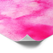 Kleurrijke abstracte, minimale bewerkbare jouw tek poster (Hoek)