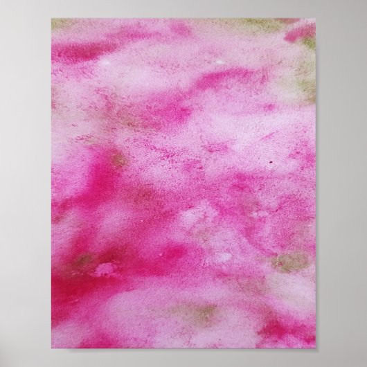 Kleurrijke abstracte, minimale bewerkbare jouw tek poster (Voorkant)