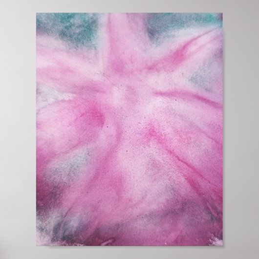 Kleurrijke abstracte, minimale bewerkbare jouw tek poster (Voorkant)