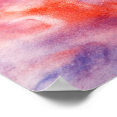 Kleurrijke abstracte, minimale bewerkbare jouw tek poster (Hoek)