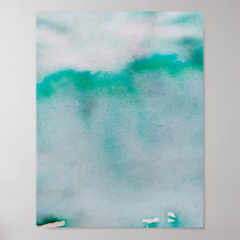 Kleurrijke abstracte, minimale bewerkbare jouw tek poster