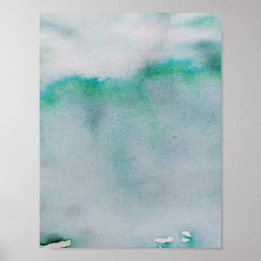 Kleurrijke abstracte, minimale bewerkbare jouw tek poster (Voorkant)