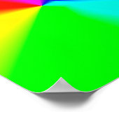 Kleurrijke abstracte, minimale bewerkbare jouw tek poster (Hoek)