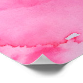 Kleurrijke abstracte, minimale bewerkbare jouw tek poster (Hoek)