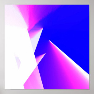 Kleurrijke abstracte, minimale bewerkbare jouw tek poster