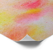 Kleurrijke abstracte, minimale bewerkbare jouw tek poster (Hoek)