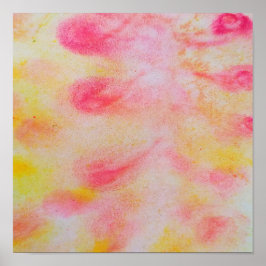 Kleurrijke abstracte, minimale bewerkbare jouw tek poster