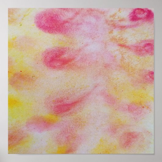 Kleurrijke abstracte, minimale bewerkbare jouw tek poster (Voorkant)