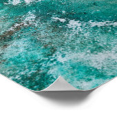 Kleurrijke abstracte, minimale bewerkbare jouw tek poster (Hoek)