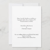 Kleurrijke abstracte modern Save the Date (Achterkant)