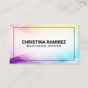 Kleurrijke Abstracte moderne achtergrond Visitekaartje
