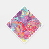 Kleurrijke Abstracte moderne digitale kunst Servet (Hoek)