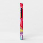 Kleurrijke Abstracte moderne digitale kunstmarmer Case-Mate iPhone Case (Achterkant/links)