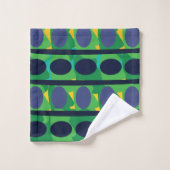 Kleurrijke Abstracte moderne geometrische Bad Handdoek (Wasdoekje)