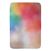 Kleurrijke Abstracte moderne lege Sjabloon Elegant Badmat (Voorkant Verticaal)