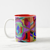 Kleurrijke abstracte MOK (Links)