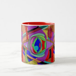 Kleurrijke abstracte MOK