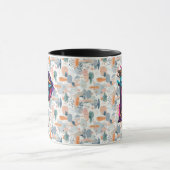 Kleurrijke Abstracte Monogram Mok - P voor Paul (Midden)