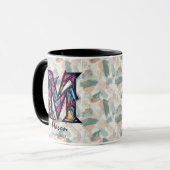 Kleurrijke Abstracte Monogrammok - M voor Mason Mok (Voorkant links)