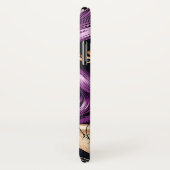 Kleurrijke Abstracte Mooie Dame met Paars Haar Case-Mate iPhone Case (Achterkant / rechts)