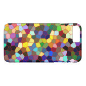 Kleurrijke Abstracte mozaïek Case-Mate iPhone Case (Achterkant (Horizontaal))