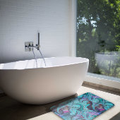 Kleurrijke Abstracte mozaïekzeemeermin of drakensc Badmat