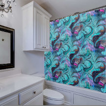 Kleurrijke Abstracte mozaïekzeemeermin of drakensc