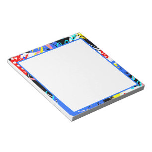 Kleurrijke abstracte  notitieblok