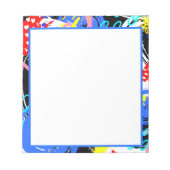 Kleurrijke abstracte notitieblok (Voorkant)