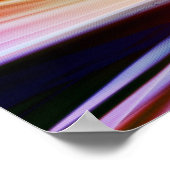 Kleurrijke abstracte objecten tegen wit poster (Hoek)