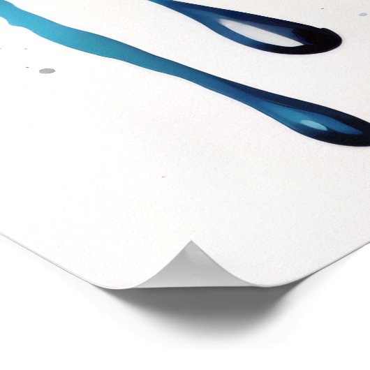 Kleurrijke Abstracte ogen Poster (Hoek)