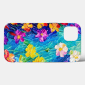 Kleurrijke Abstracte olie Schilderen van lentevloe Case-Mate iPhone Case (Achterkant (horizontaal))