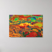 Kleurrijke Abstracte olieverf Pattern Art Canvas Afdruk (Voorkant)