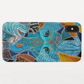 Kleurrijke Abstracte olifantsamenstelling Case-Mate iPhone Case (Achterkant (horizontaal))