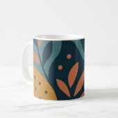 Kleurrijke abstracte ontwerpmokken koffiemok (Voorkant links)