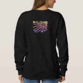 Kleurrijke Abstracte oorbare kunst Trui (Achterkant)